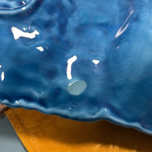 Vintage Inarco Japan Blue Mood Indigo Serving Dish Plate, Salt & Peppper Shakers - Picture 5 of 5